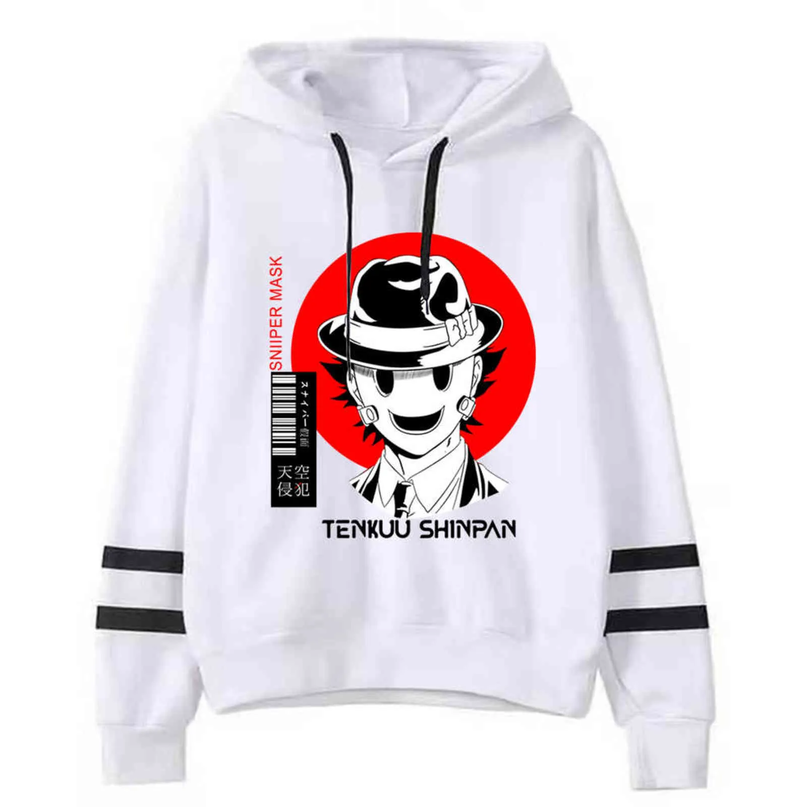 Anime Tenkuu Shinpan High-Rise Invasion Pulls Anime Style Top Lâche Casual Sweats à capuche unisexe Y211118