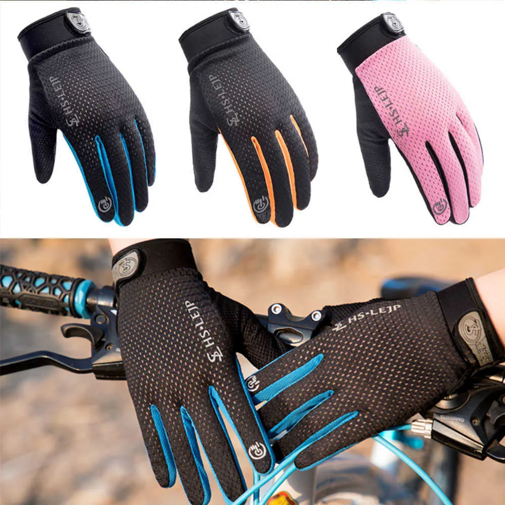 Novo tamanho: L Luvas de motocicleta Bicicleta Ciclismo Respirável Dedo Completo Mitten Touch Screen Equipamento de proteção para esportes ao ar livre