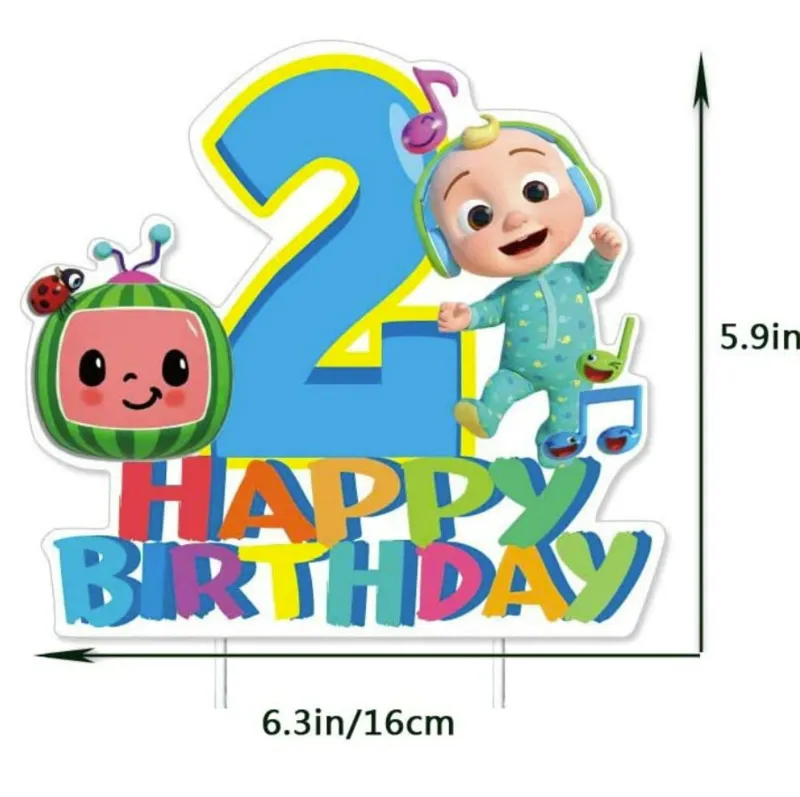 Happy Birthday Cocomelon Cartoon Childrens Cake Flag Party Decoration Cute  Jj Boys Family Rainbow Kids Birthday Decorations Supplies G84AVEL From  Pinkaboo_shops, $1.19 | DHgate.Com