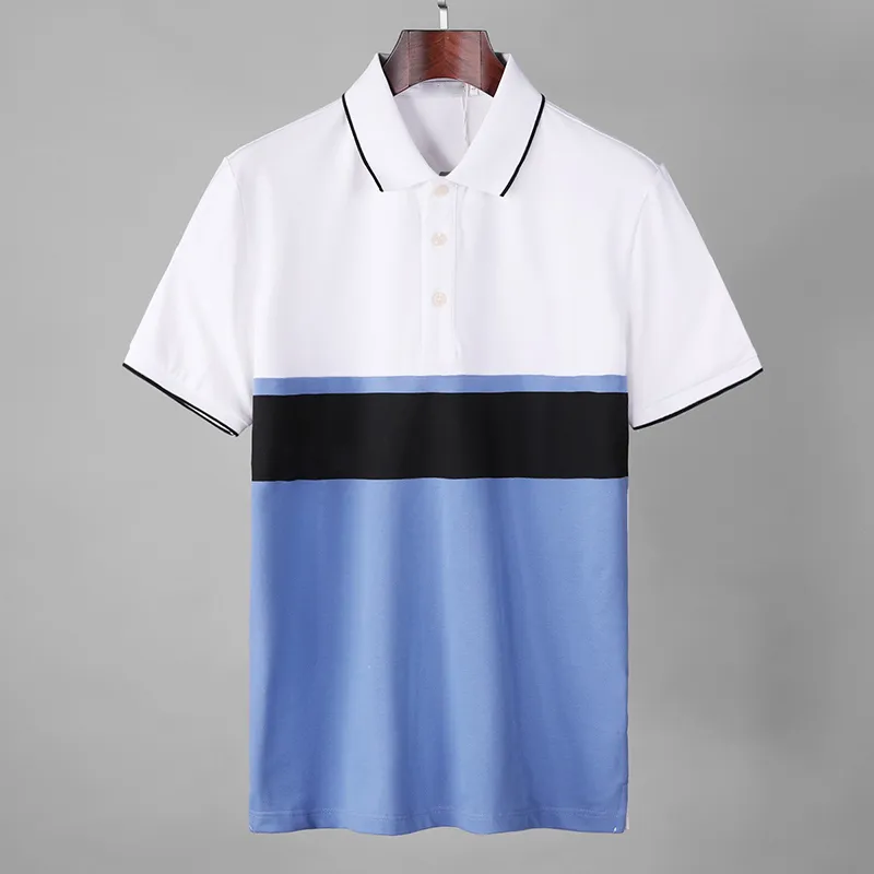 21SS Calssic Mens Polo Рубашки для перемычки дизайнерские футболки Summer Fashion Clothing Emelcodery Print Letters Busines