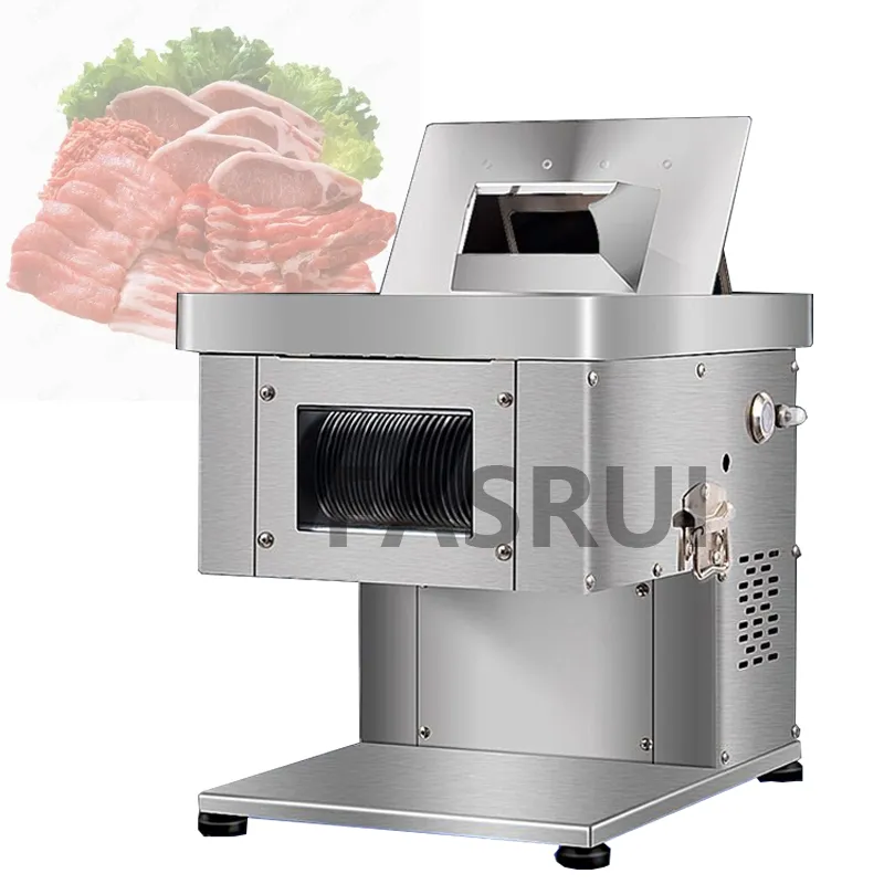 市販のステンレス鋼キューブ肉ミンシングマシンflaky肉切断メーカー電気肉肉スライサーカッター220V
