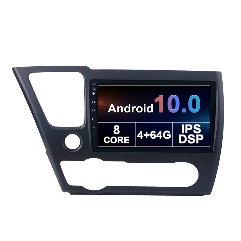 Lecteur dvd Radio de voiture pour Honda CIVIC 2008-2012 écran tactile stéréo vidéo Audio GPS multimédia BT 4G WiFi 10 pouces Android