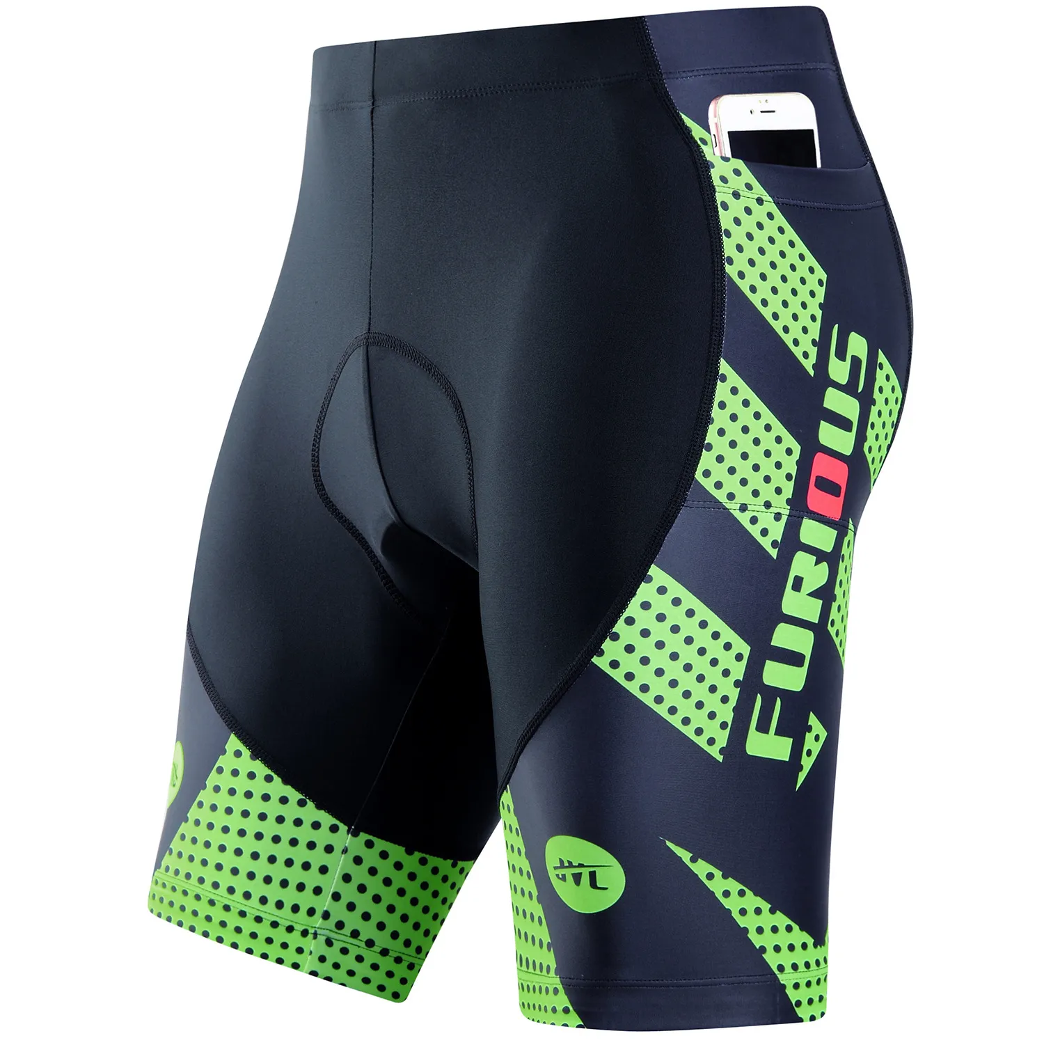 Poche latérale short de vélo hommes vêtements de plein air vélo cyclisme Gel rembourré Short d'équitation cyclisme cuissard