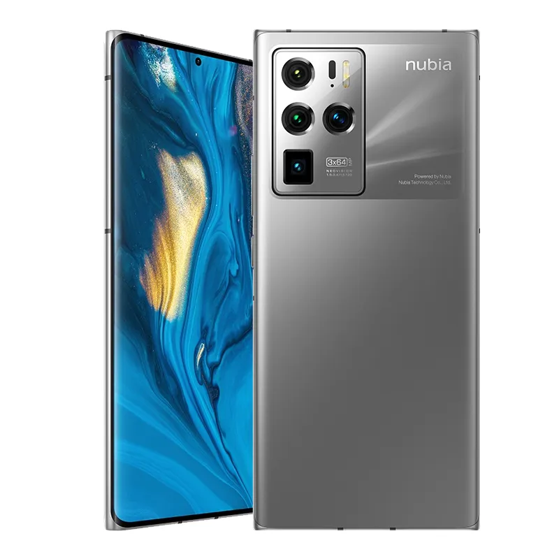 Original Nubia Z30 Pro 5G الهاتف المحمول 12 جيجابايت RAM 256GB ROM Snapdragon 888 Octa Core Android 6.67 "AMOLed ملء الشاشة معرف بصمة 64.0MP AI NFC 4200MAH الهاتف المحمول الذكية