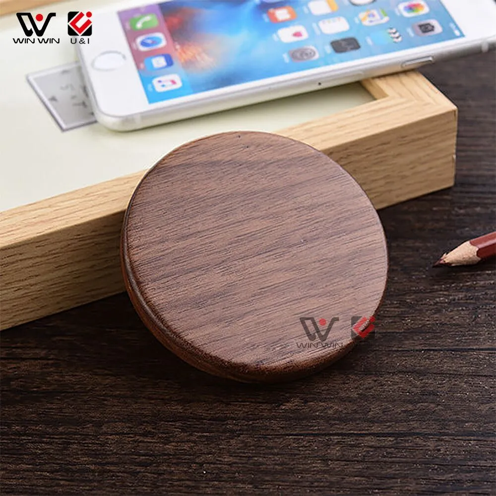 2021 Nieuwe Universele Chargers Accessoires Natuurlijke Bamboe Houten oplader voor iPhone 11 Pro Draadloze Snel Lading Pad