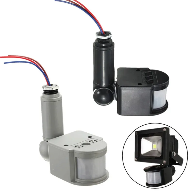 Outdoor Motion Sensor Pre Lubed Switches With PIR Motion Detection Automatic Infrared Wall Mount Timer And LED Light For 12V 220V And 110V Systems From Lighting1617 9.88 DHgate.Com