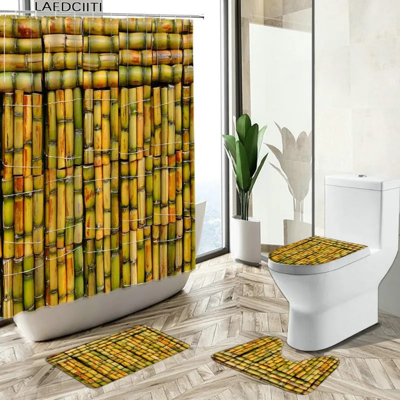 Bamboo shower store curtain