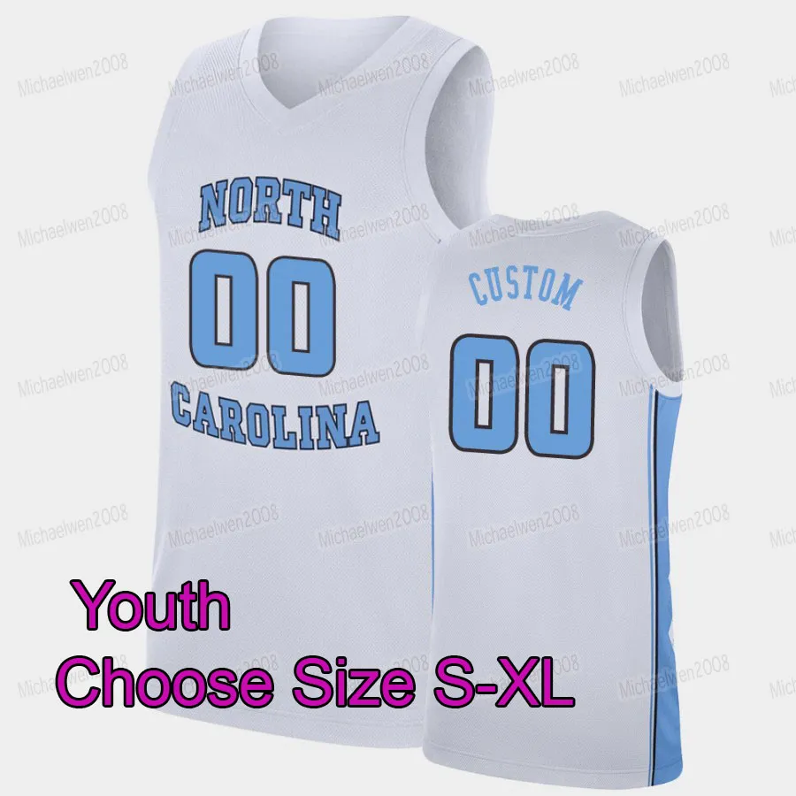 MitNess UNC NCAA College Basketball Jersey North Carolina Tar Heels