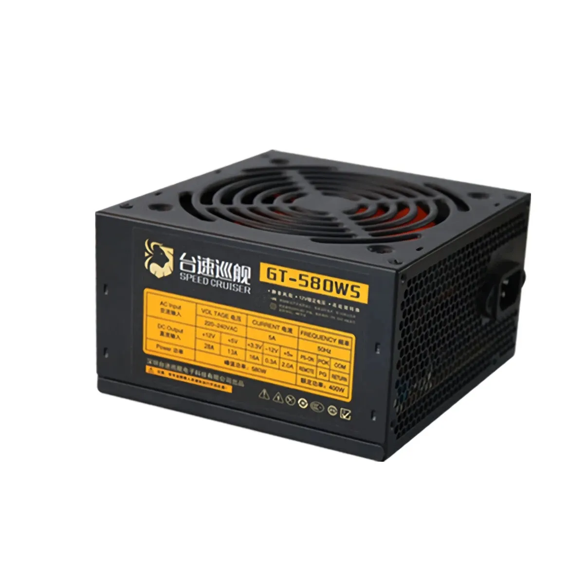 Alimentatore per PC SpeedCruiser da 400 W Telaio per computer ATX per Intel AMD GT-580WS