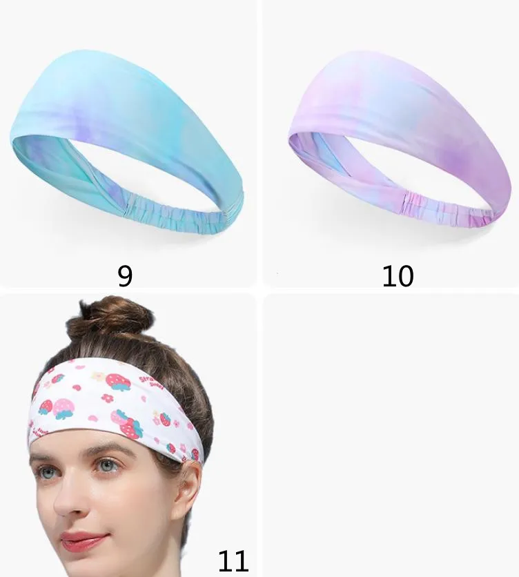 Absorption Sweat Yoga Headband High Elastic Band Hair Styling Accessories Men and women Sports Effects Headbands KKB7089