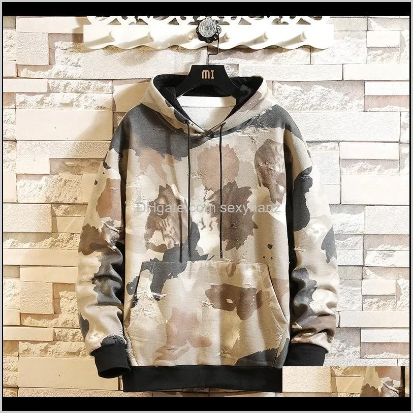man`s hoodies men 2020 graffiti sweatshirt oversized harajuku camouflage hip hop japanese streetwear hoodie for men