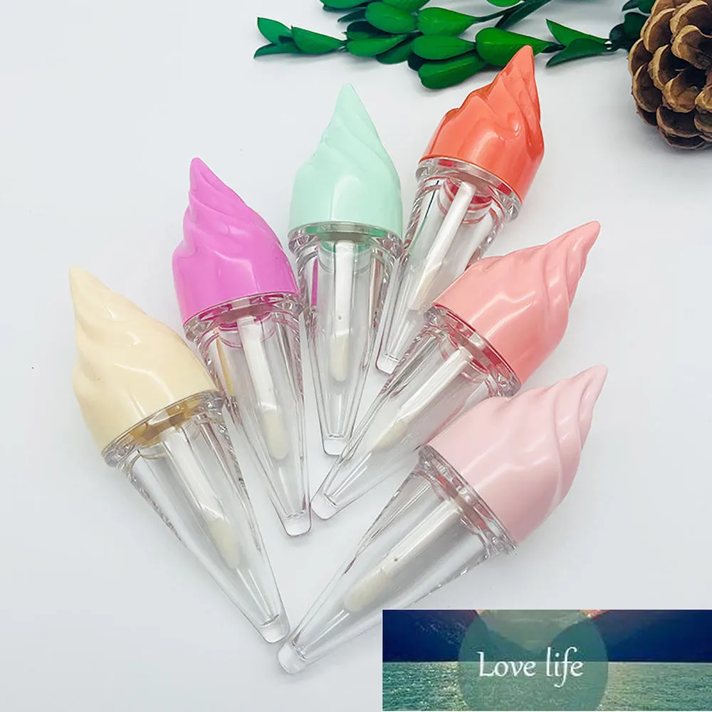 Bouteille 5 Pcs 5 ml Crème Glacée En Forme De Cône Vide Brillant À Lèvres Tubes Baume Liquide Rouge À Lèvres Conteneur Maquillage Outil Diy Échantillon Flacons