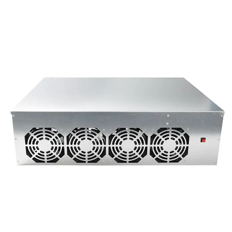 BTC-D37 GPU Ethereum BTC Mining Moederbord Frame Combo met 128 GB MSATA SSD 4 Fans E65C Laptop Koelkussens