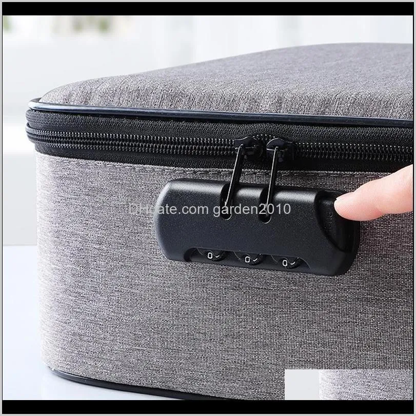 large capacity document storage bag waterproof ticket certificates files handbag home office organizer accessories