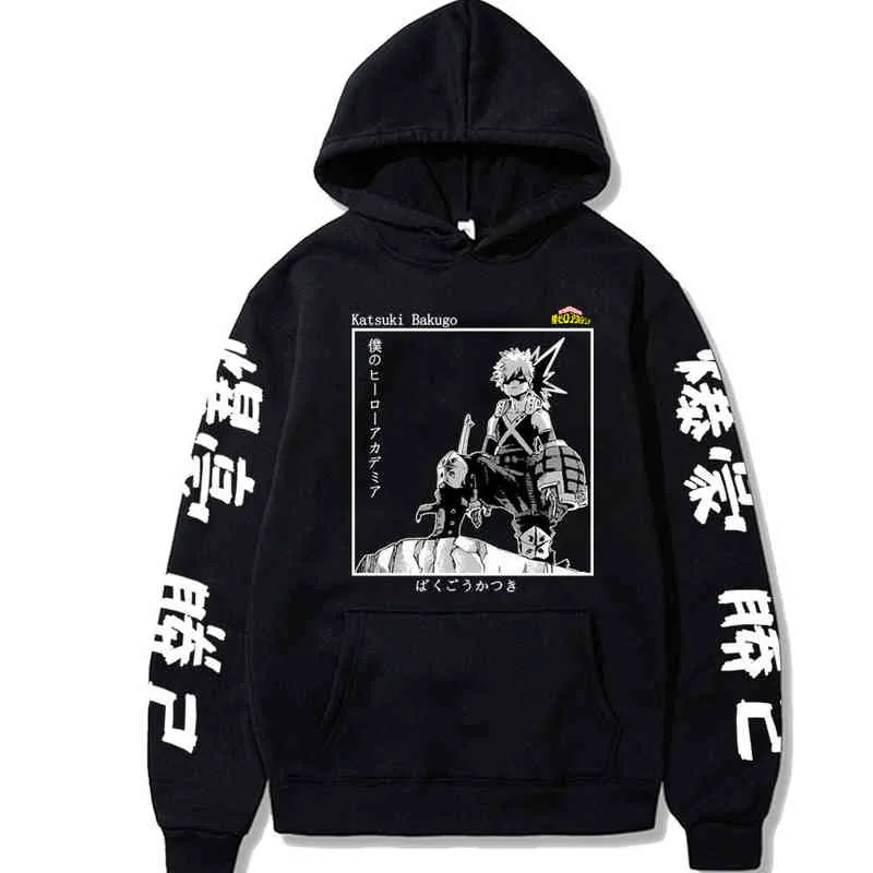 2021 heiße Japanische Anime My Hero Academia Hoodies Männer/Frauen Langarm Sweatshirt Deku Bakugou Shoto Hoddie Für Jugendliche h1227