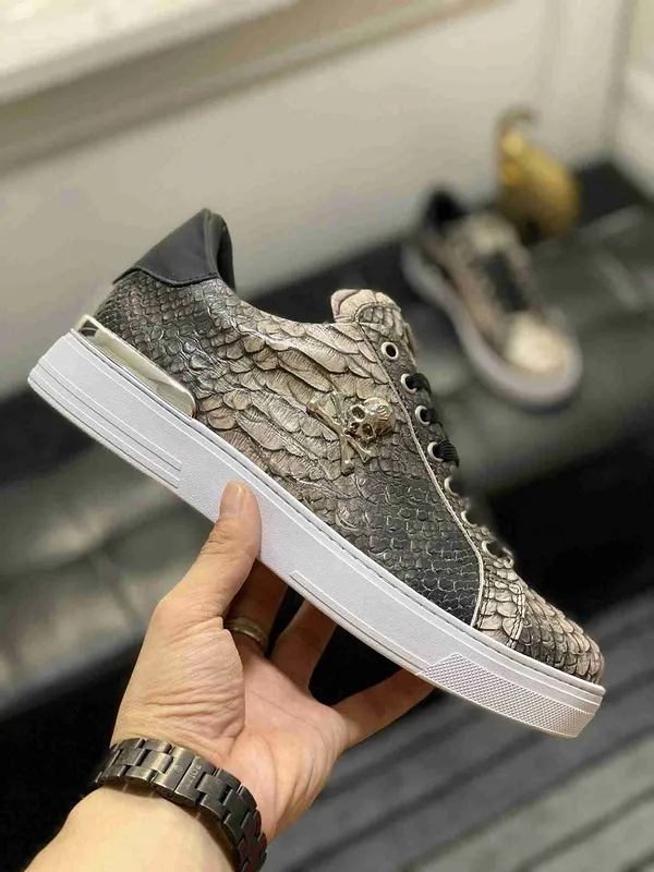 Designer Scarpe Da Uomo Dipinte A Mano Scarpe Da Ginnastica