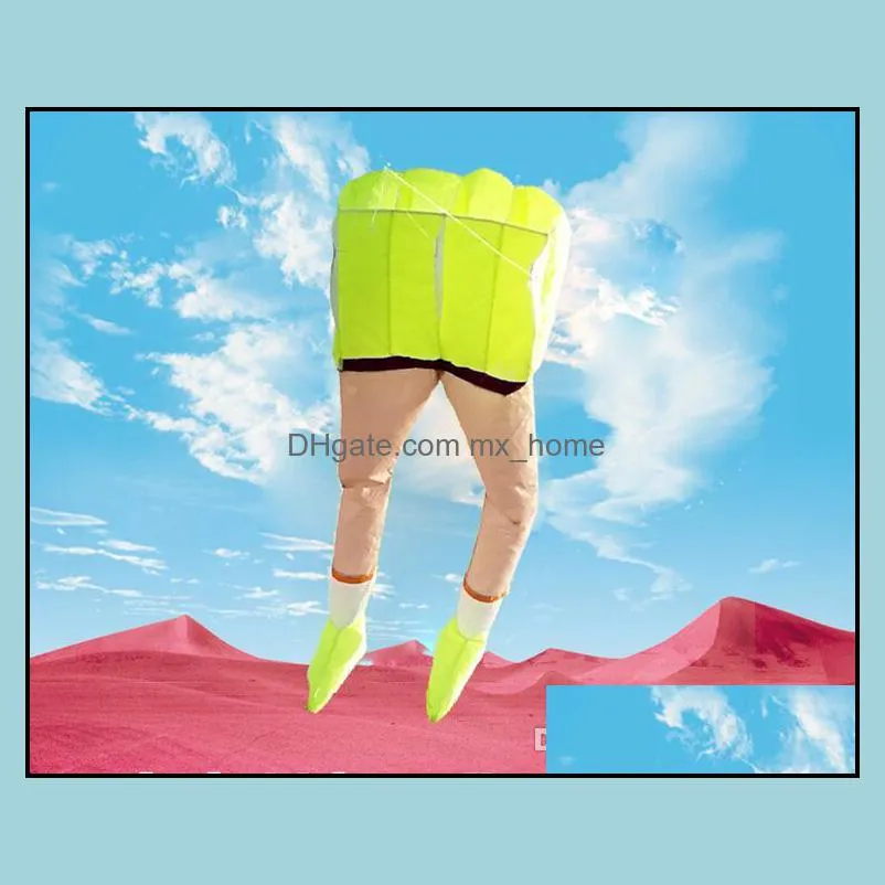 Creative Soft girl long legs kite Good Flying Kites Single line with 100 kite lines Christmas Outdoor Sport Toys Funny Kites