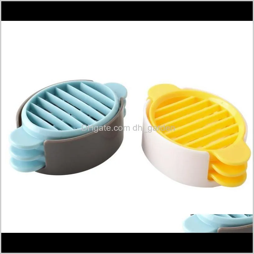 100pcs egg slicers 3 in 1 egg cutter eggs splitter dividers preserved eggs tool kitchen gadgets cooking tools sn2211