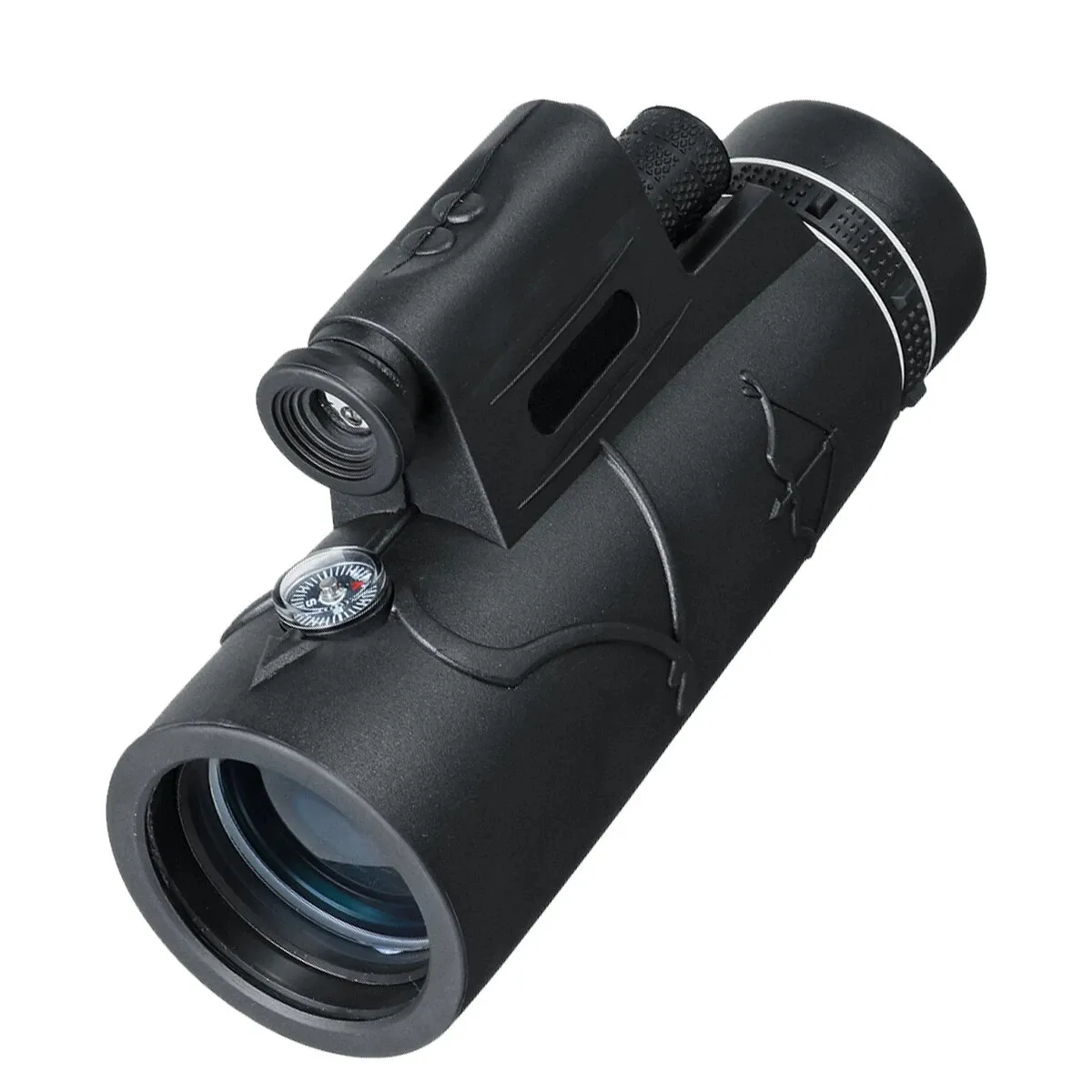 50x60 HD Zoom Monocular óptica universal telescópio visão noturna com clipe de telefone tripé - digite um