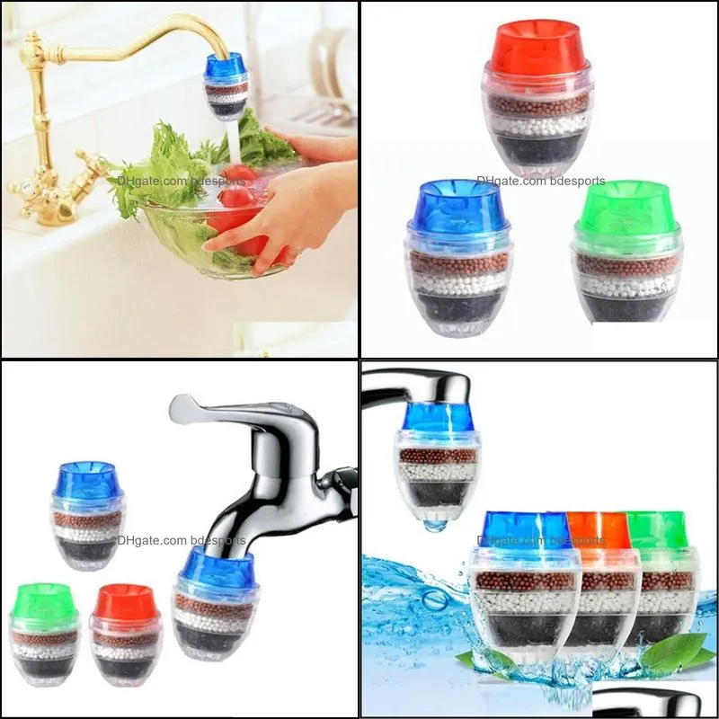 Household Cleaning Water Filter Mini Kitchen Faucet Air Purifier Water Purifier Water Filter Cartridge Filter fast shipping