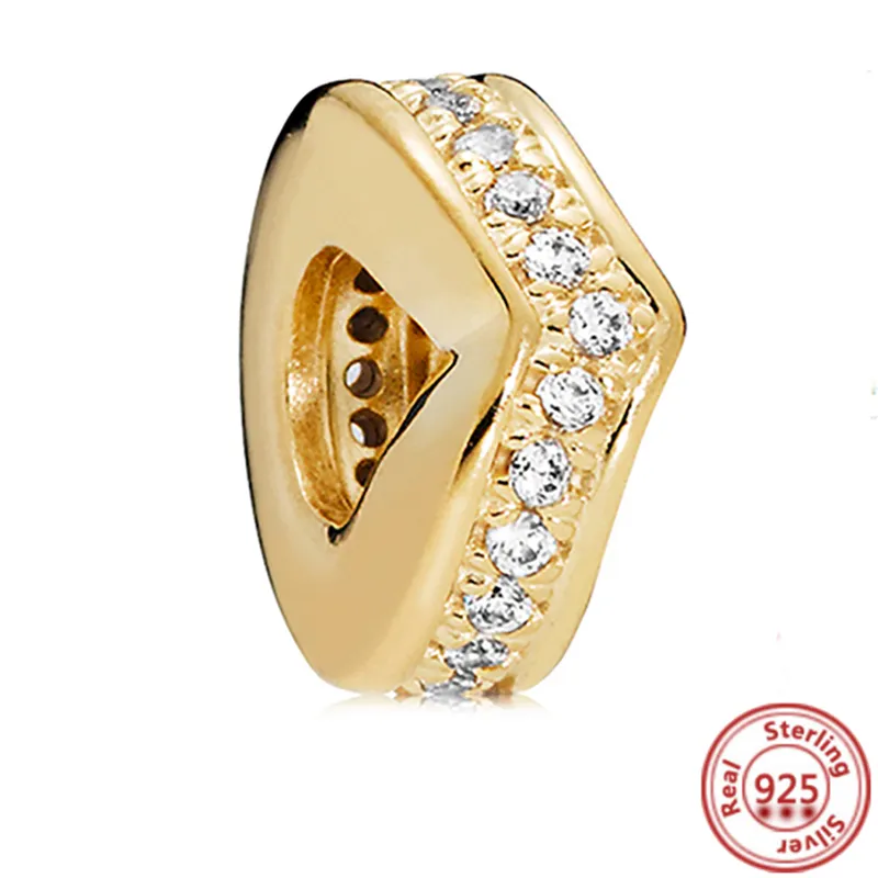 Produktbild von GNOCE Gelbgold Charm Anhänger Sterling Silber Rock Geste Charms Vergoldete Anhänger Passt Alle Armband/Halskette Geschenk Für Frauen Männer