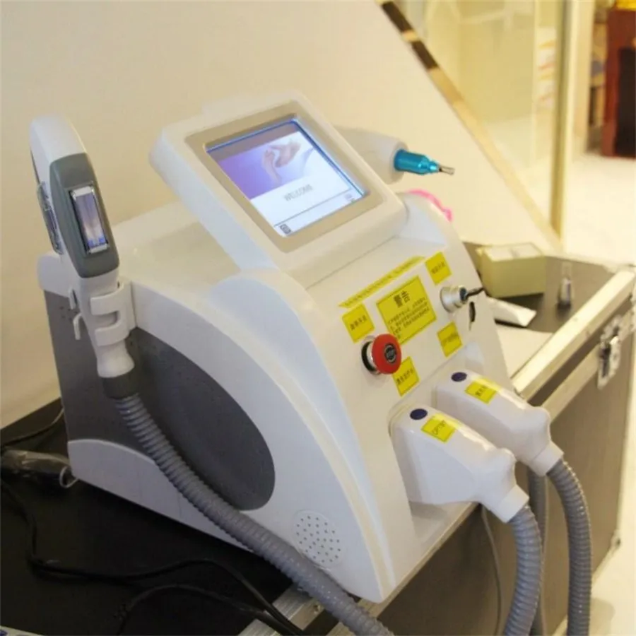 Multifunctionele opt ND YAG laserdiode permanent haar tattoo verwijderingsmachine IPL lichaam wenkbrauw lijn pigment Q -schakelaar salon schoonheidsapparatuur