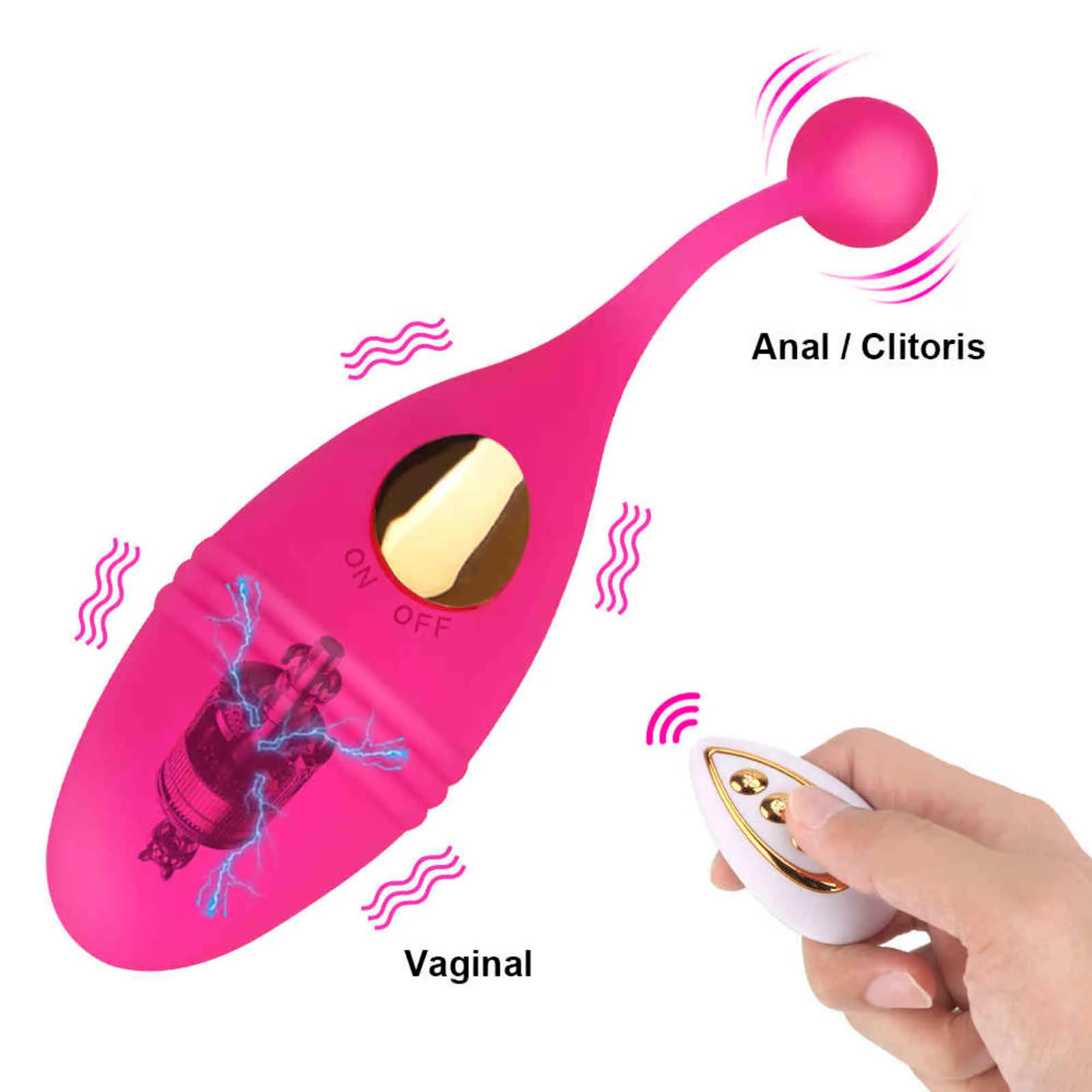 NXY Drahtlose Sex Spielzeug Vibratoren Für Frauen Anal Plug Klitoris Massage l Kugeln Weibliche Sextoys Erwachsene Produc_voghion.com
