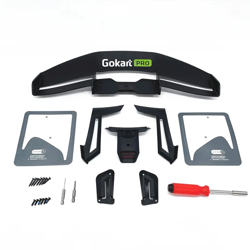 Kit de instalação original para scooter elétrica, asa traseira, para ninebot gokart pro, reequipamento, acessórios de scooter de autoequilíbrio, peças de reposição 229w