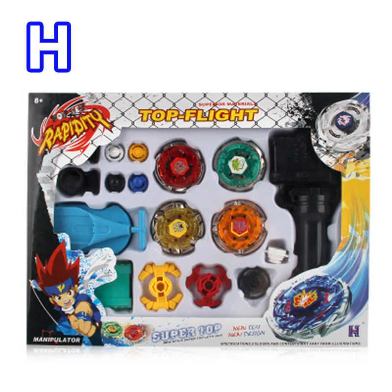 DHgate 4D Metal Fusion Beyblades Toys Set with Dual Launcher Hand Launched Spinning Battle Top Toys for Kids Birthday Gift Toys Gifts