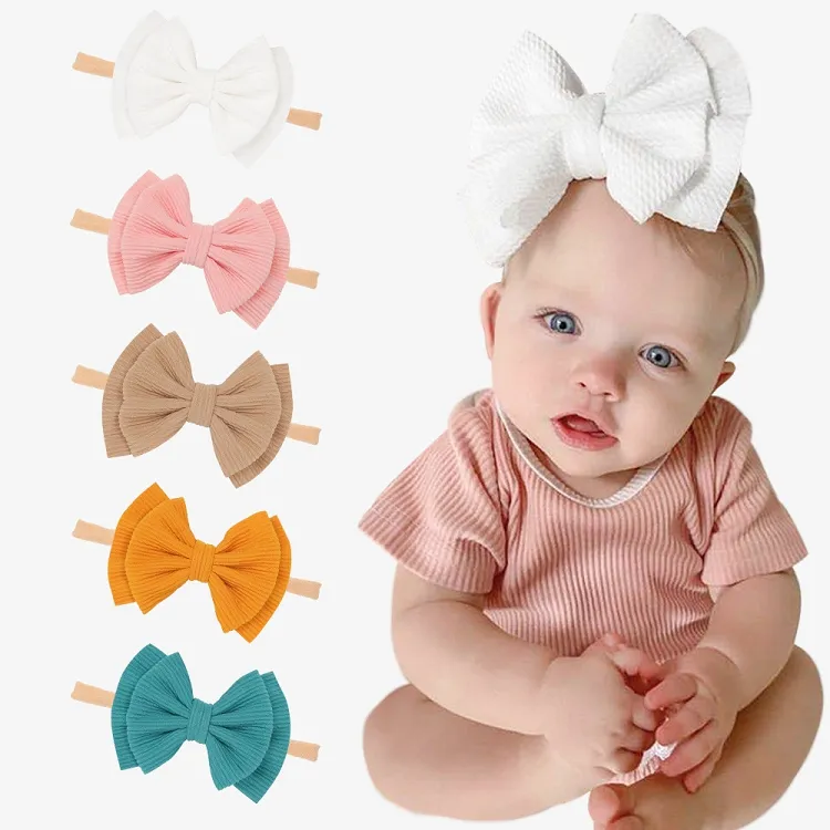 Baby meisjes bogen haarband accessoires mooie zoete hoofdbanden kinderen meisje prinses haarbanden hoofddeksels feestartikelen kinderen M3491