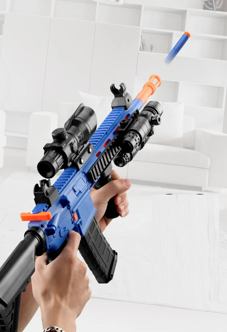 Fafeicy jouet de jeu de tir à l'eau M416 jouet de tir à l'eau