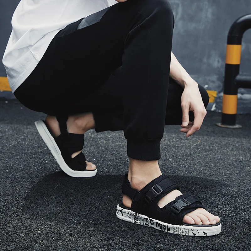 Men Sport Trainer Sneakers Big Size 45 Slippers Sandals Summer Youth Student Slides Black Grey White Light Blue Orange Designers flip flops Code: 28-90S