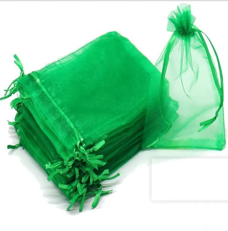 Organza Sheer Gift Candy Bags Wedding Favor Organza Pouch Jewelry Party Xmas Gift Bags 5x7cm,7X9CM,9x12cm,10x15cm,11x16cm