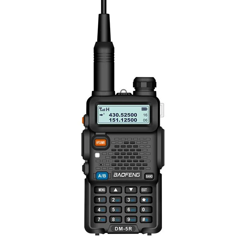 Talkie-walkie Baofeng DM-5R TierI TierII Tier2 numérique DMR Radio bidirectionnelle VHF/UHF double bande DM5R Comunicador