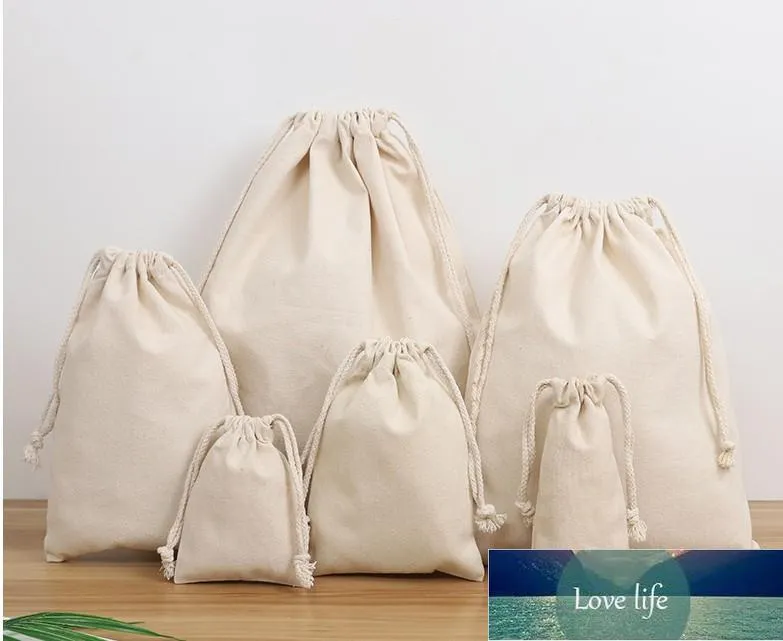 Canvas drawstring bags bulk deals