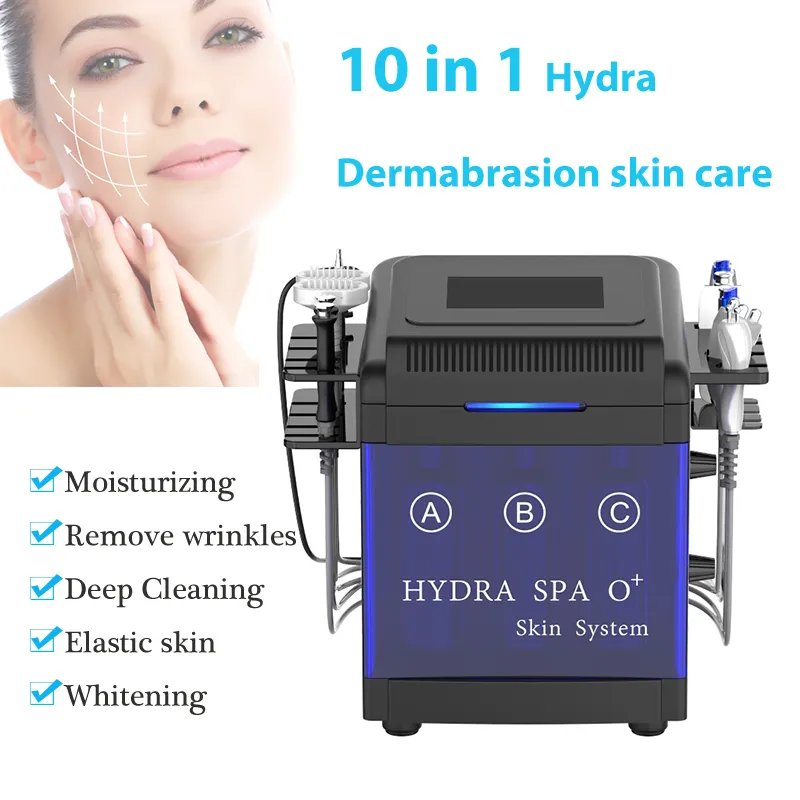 Hydro Dermabrasion Peel Hautpflegeausrüstung Maschine Mikroschrubben -Maschinen RF Face Beauty Massage Blackheads Entfernungsmaschine