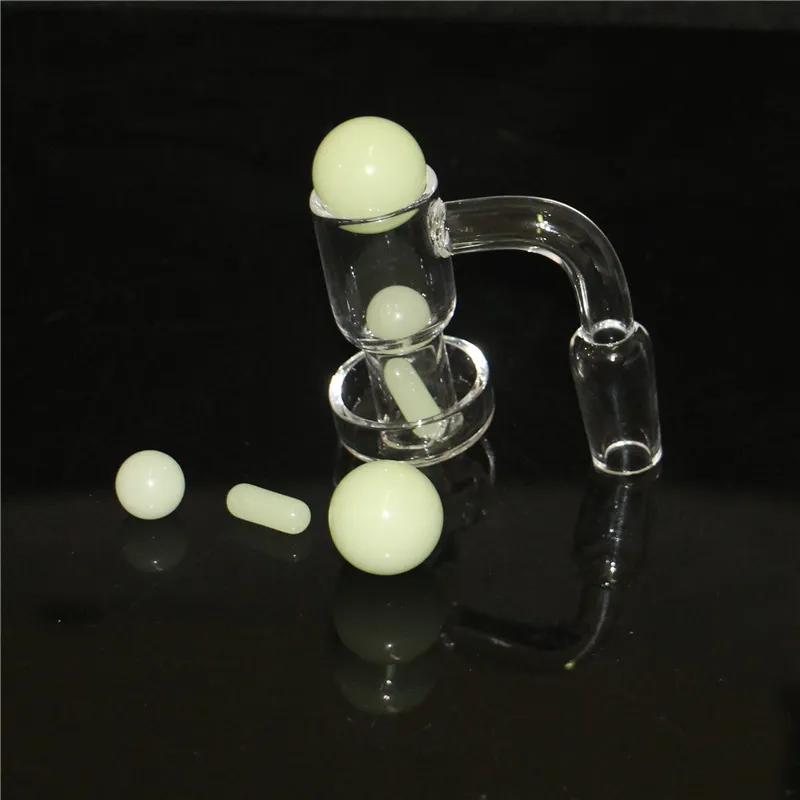 Quartzo terp vácuo banger prego fumar tubos sem respiração de óleo para cima Óleo Nails 14mm macho para cachimbohs água tubos de água bong