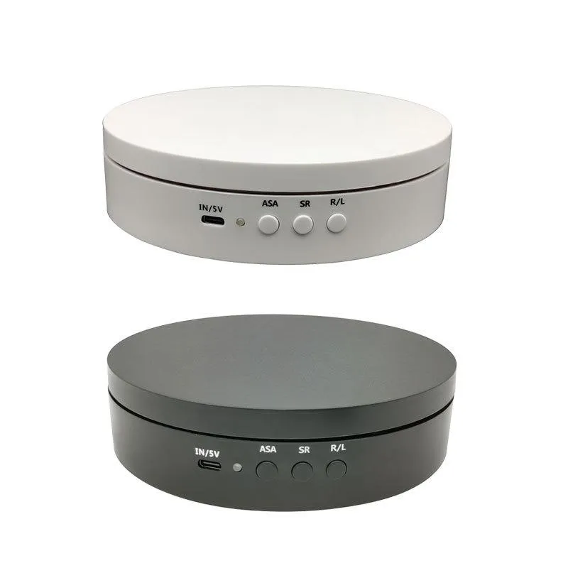 Smart Home Control Electric Rotating Turntable Display Stand 360 ° Drie versnellingen Instelbare en oplaadbare tentoonstellingen