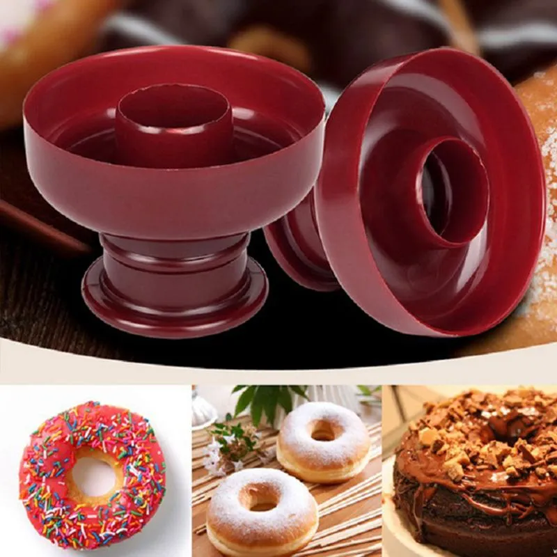 DIY Donut Mold Dessert Fondant Mould  Cakes Molds Handmade Sweet Food Cutter Maker Bakeware Baking Supplies Cookie Cake Decorating Tools HY0325