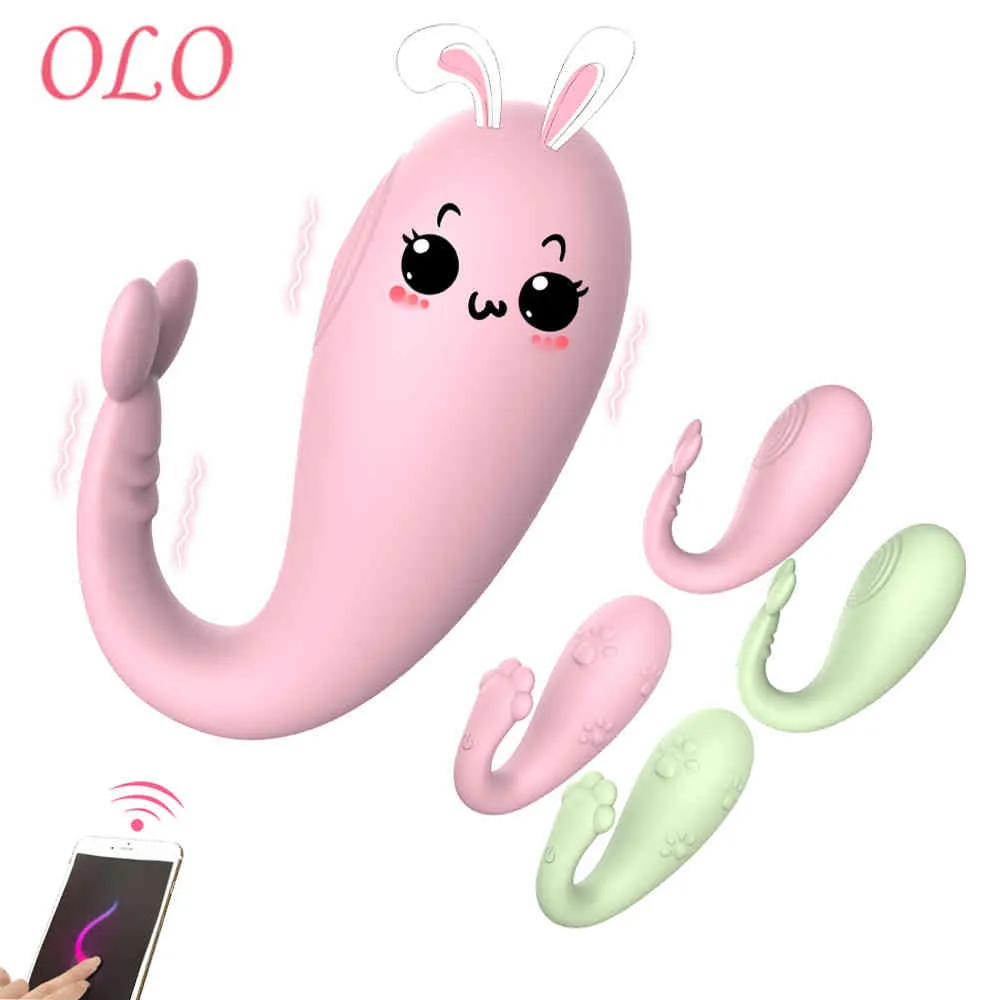 yutong OLO G-spot Massage Silicone 8 Frequenza Vibratore APP Bluetooth Wireless Remote control nature Toys for Women