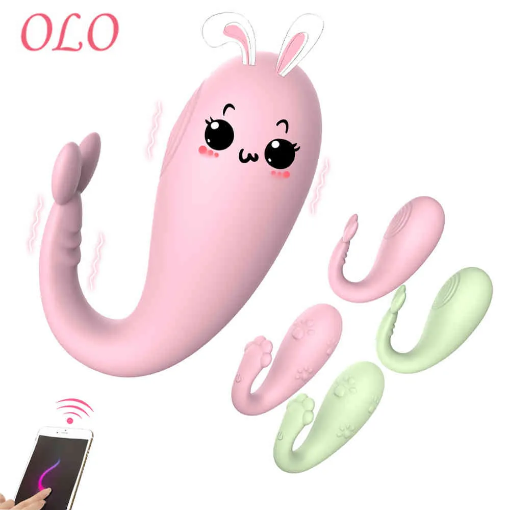 Yutong Olo G-Spot Massage Silicone 8 Частота Вибратор Приложение Bluetooth Беспроводное Пульт дистанционного управления Природа Игрушки для Женщин