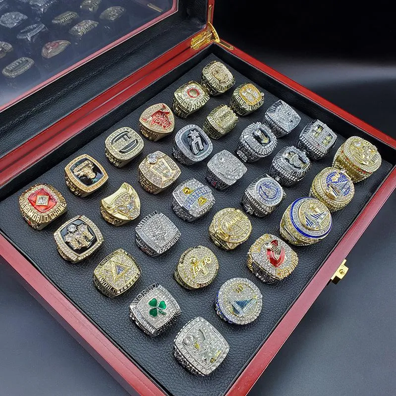 30 US Professional Men's Basketball Championship Ring voor mannen Hip-Hop Trend Vaderdag