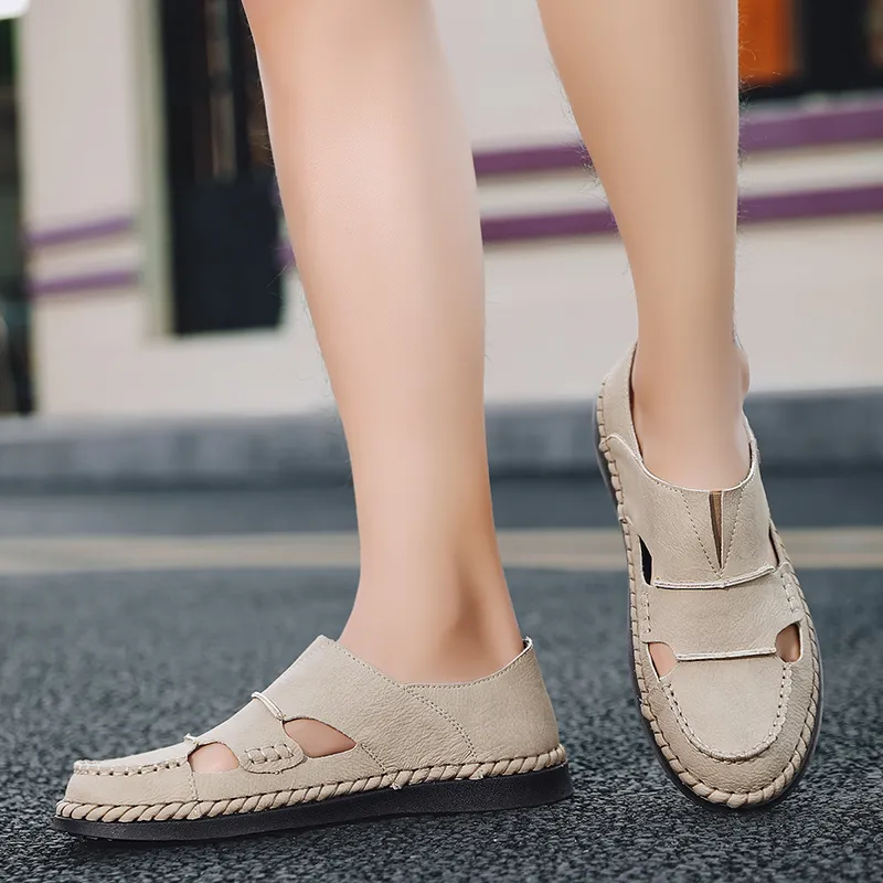 2021 Top Selling Grande Tamanho 48 Homens Sandálias das Mulheres Coreano Tendência Casual Sapatos de Praia Sapatos Masculinos Cross-fronteiriços Sandália de Verão e Slipper: 31ZT-9510