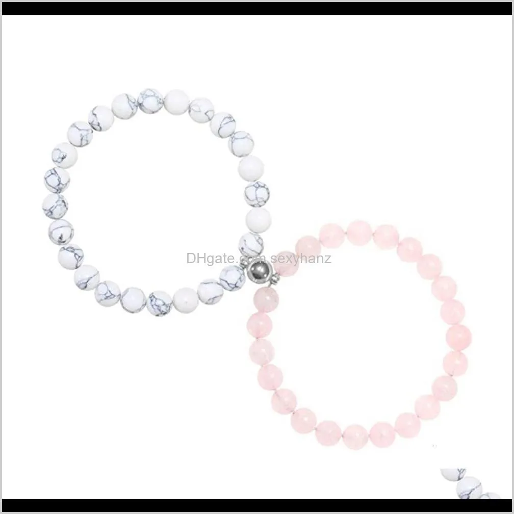 attractive couple men`s bracelets women`s jewelry valentine`s day accessories