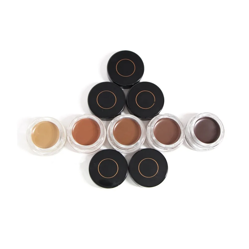 Brand New brwi Pomada wzmacniacze wodoodporne makeup brwi Krem 8 kolorów z pakietem detalicznym DHL za darmo