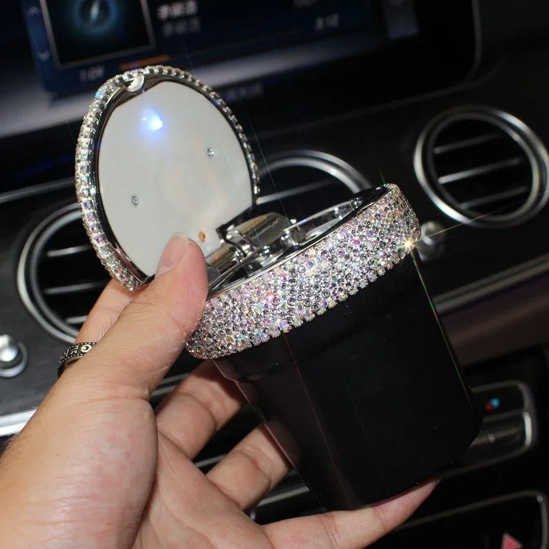 Car Seat Covers Bling Rhinestones Interior Decoration Crystal Tissue Box Air Vent Perfume Clip Phone Holder Pendant Accessories205p