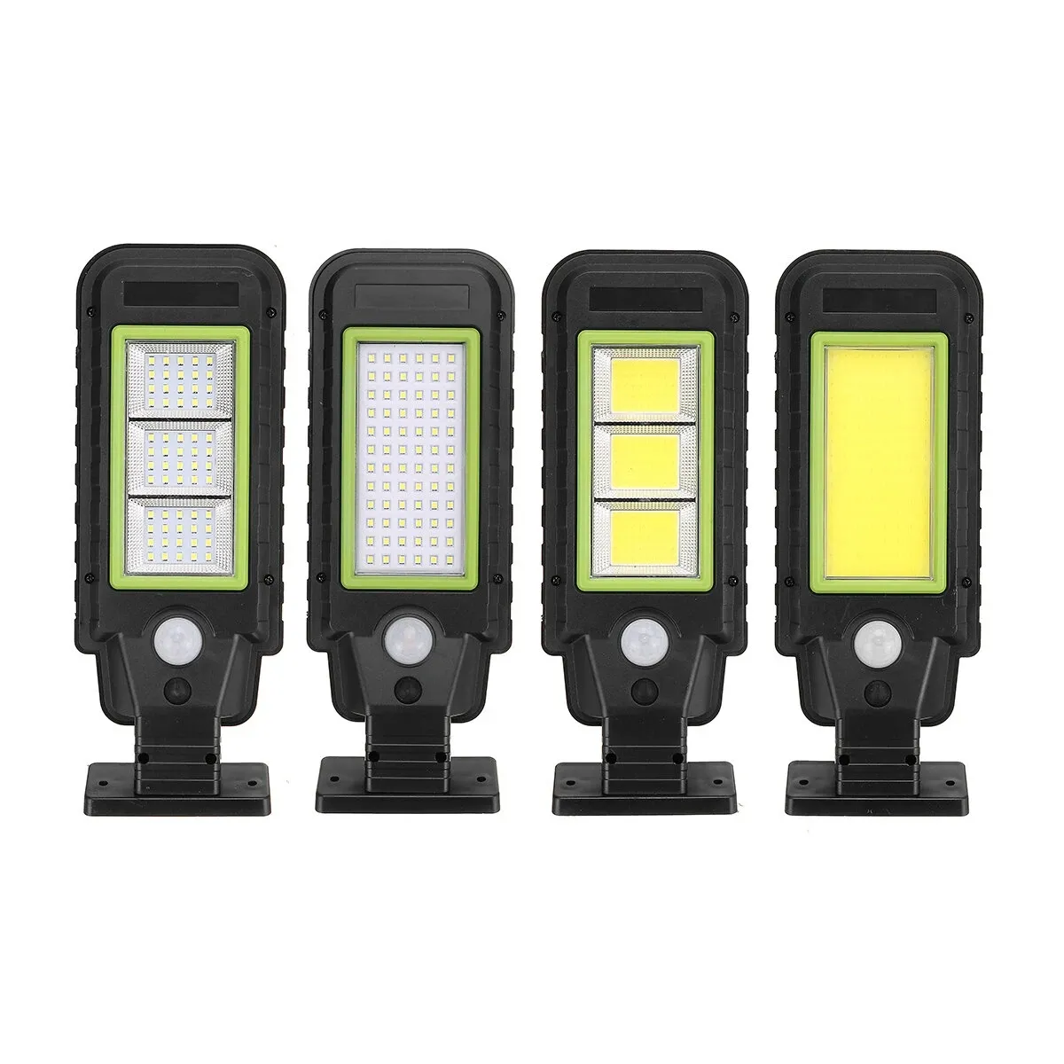 400W/500W/700W/800W LED/COB Sensore di movimento PIR per lampione solare con telecomando - 60 LED