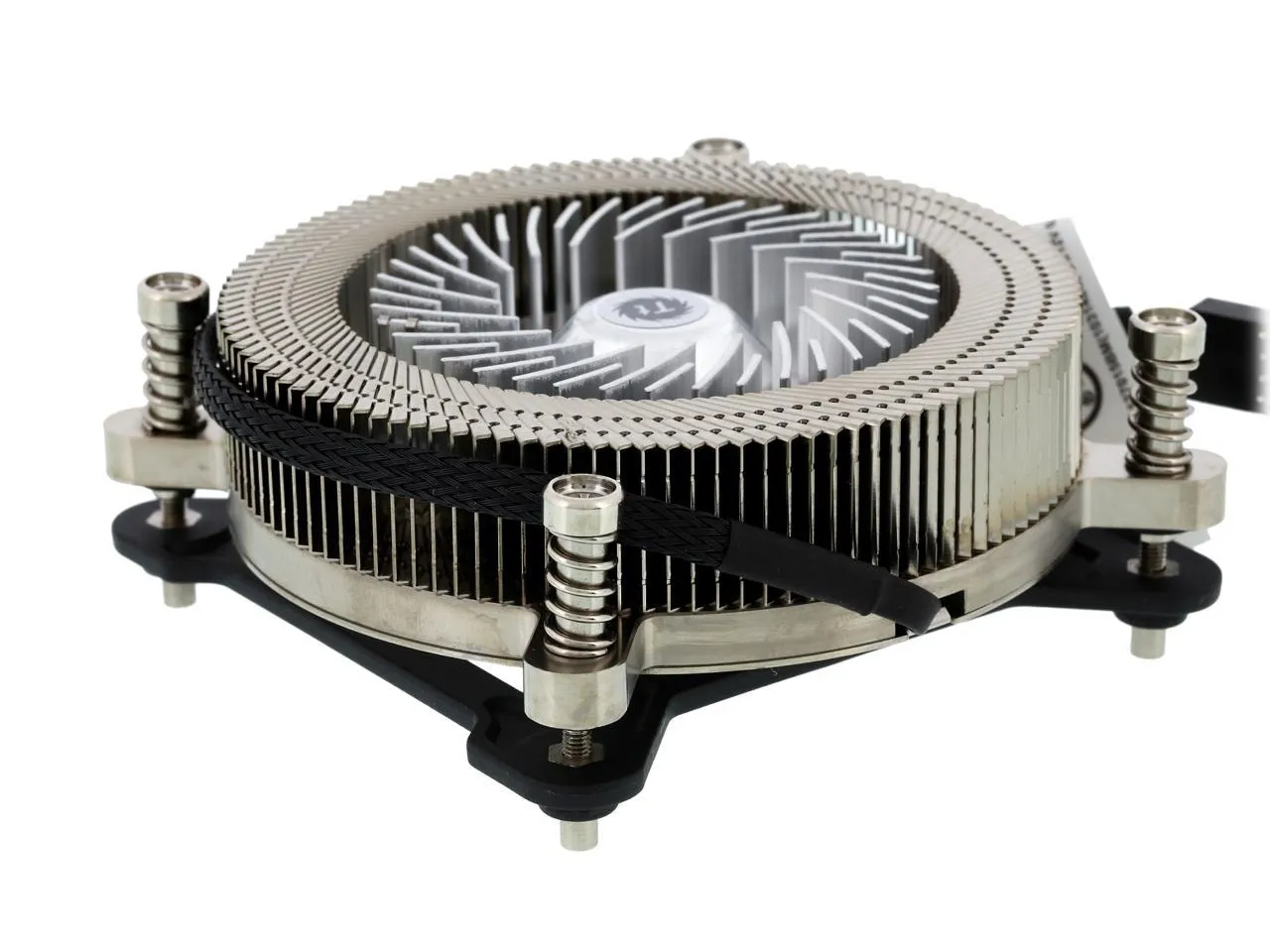 Thermaltake Motor 27 1U Düşük Profil 70 W Intel 60mm Düşük Gürültü PWM Fan Kırk Bıçak CPU Soğutucu CL-P032-CA06SL-A