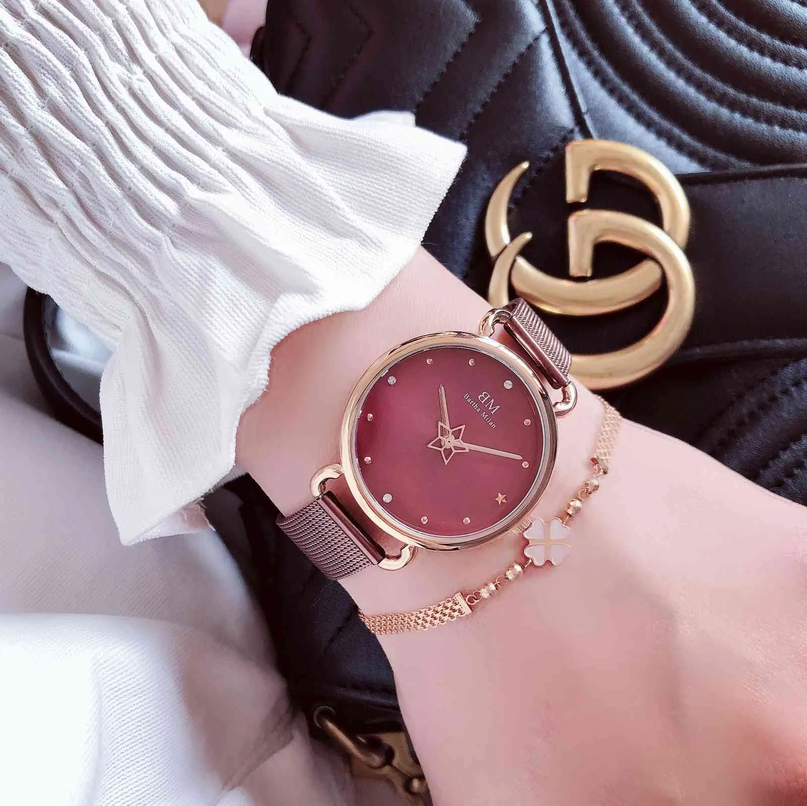 Mesh band discount watches womens