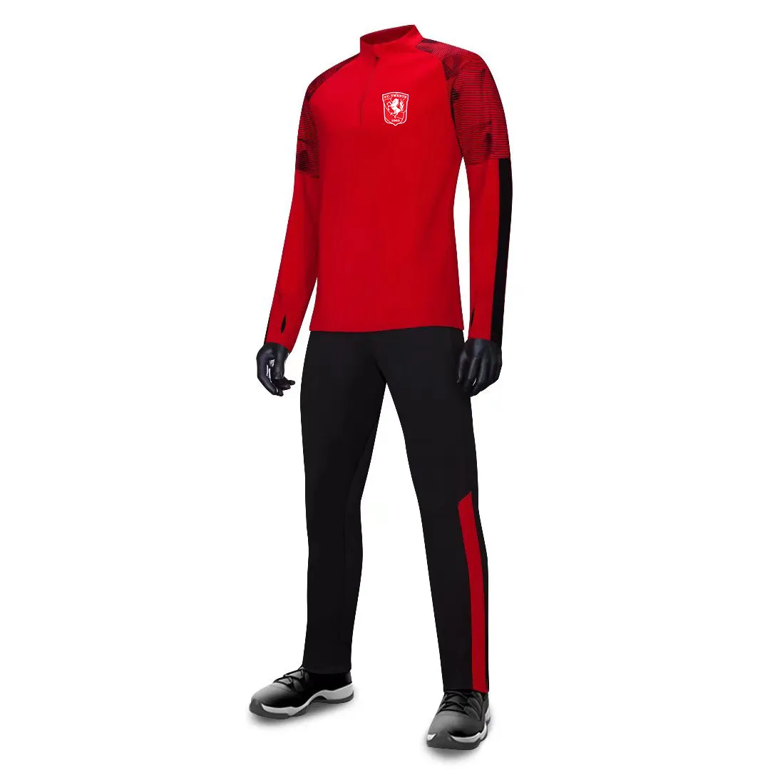 FC Twente Mens And Kids Outdoor Soccer Tracksuit Set Long Sleeve